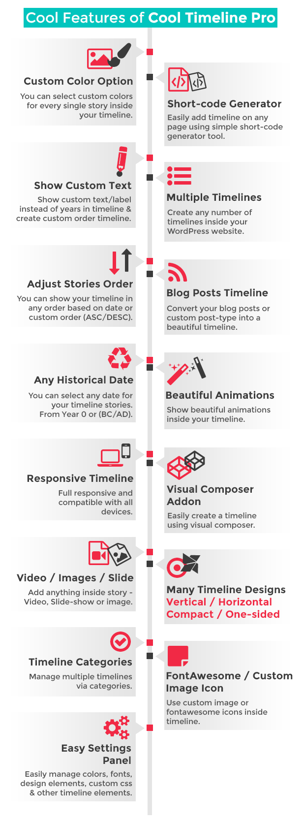 Cool Timeline Pro v2.6 - WordPress 炫酷 Timeline 插件 开心版 Cool Timeline Pro v2.6 - WordPress 炫酷 Timeline 插件 开心版